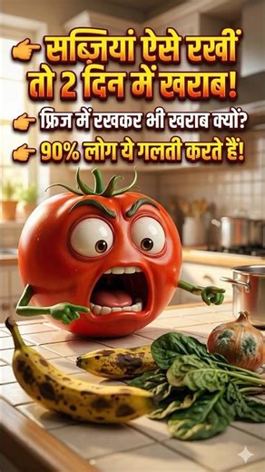 Why Vegetables Spoil Fast? 😳 | Fridge Storage Mistakes You Must Fix! #trending