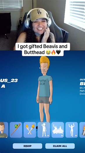 I got Beavis & Butthead 😭🔥🖤