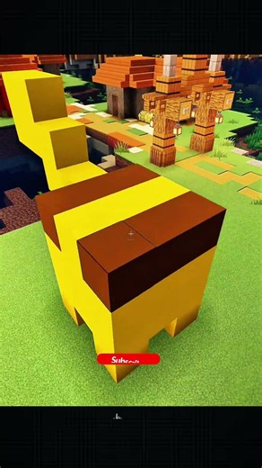 Pikachu Statue in Minecraft #shorts