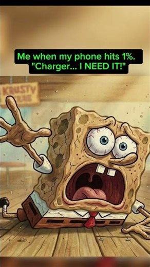 Me when the WiFi goes down for 1 minute 📶 #spongebob #addict