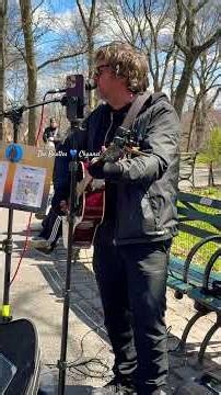 With A Little Help From My Friends (The Beatles) 💙 Sean at Strawberry Fields.C. Park, NYC.