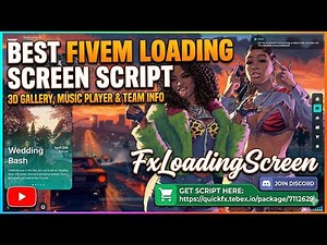 Best FiveM Loading Screen Script 2025 | 3D Gallery, Music Player & Team Info (FxLoadingScreen)