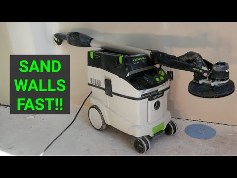 Sanding Drywall with the Festool Planex