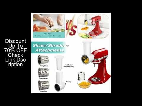 Vegetablesb Food Prep Slicer/Shredder Attachment for KitchenAid Stand Mixer