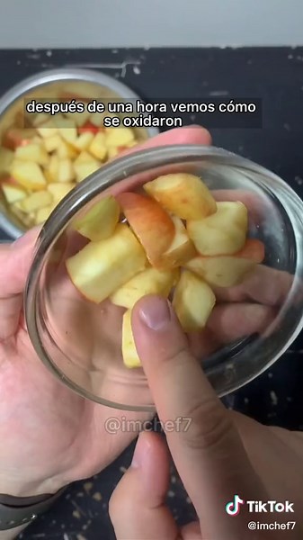 Cómo prevenir la oxidación de las manzanas