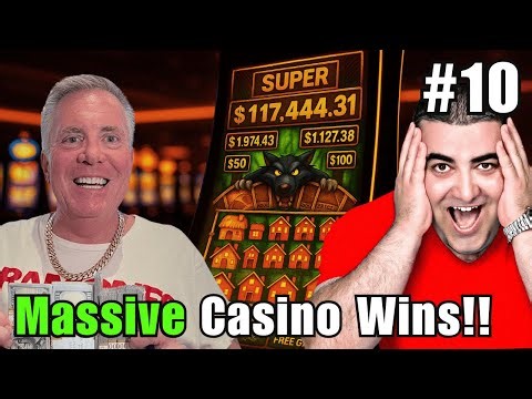 BIGGEST CASINO WINS Compilation! #10 | Vegas Matt, NG Slot, Cabrzy & Pompsie!