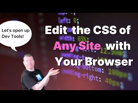 Edit the CSS of Any Site with Browser Dev Tools