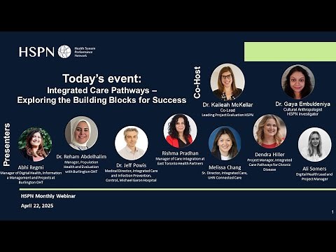 Integrated Care Pathways – Exploring the Building Blocks for Success