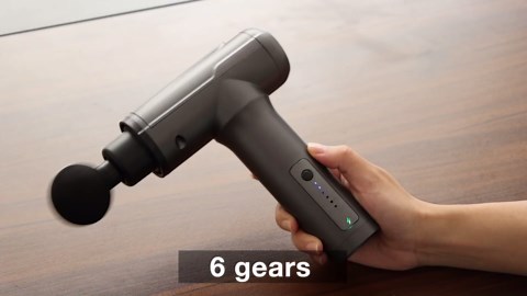 KZED Muscle Massage Gun, Percussion Massage for Athletes Deep Tissue Massager, Handheld Portable Fascia Massager for Pain Relief - 6 Adjustable Speed and 6 Heads