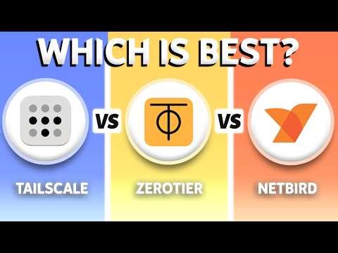 Tailscale vs Zerotier vs Netbird (2026) - Which One Is BEST?