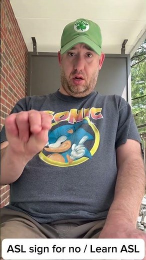 ASL sign for no / Learn ASL