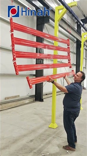warehouse Shelves beam columns automatic powder coating line