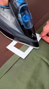 Ironing trick using paper 🧵 #easy #iron #paper #trick | Beamish DIY