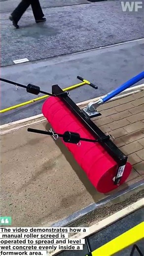 Manual Concrete Roller Screed | Fast and Smooth Concrete Leveling