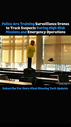 Now Police Trains Surveillance Drones To Track Suspects 🔥 #surveillancedrones #policedrones