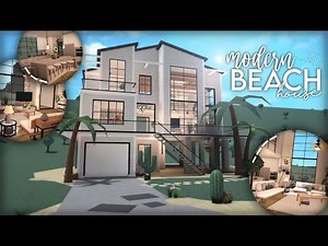 Bloxburg | Modern Beach House | 150k | Speedbuild