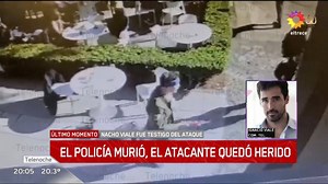 413K views · 2.9K reactions | El video del horror: Un hombre amenazó a los comensales de las veredas de Palermo y atacó a un policía, matandolo a puñaladas. Nacho Viale fue testigo del ataque y explicó el minuto a minuto junto a las imágenes inéditas en Telenoche. | eltrece | Facebook