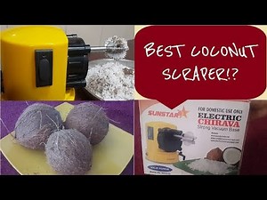Demo and Review of Electric Coconut Shredder/ Scrapper