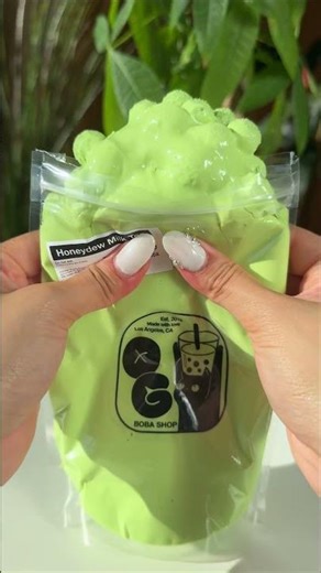 Honeydew Milk Tea 🍈 Slime ASMR (Boba Shop Restock Available NOW🧋)