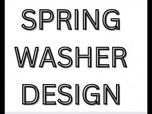 Mechanical Component: Spring Washer (AutoCAD Design)
