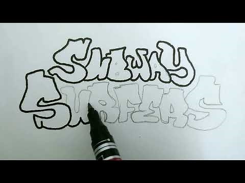 How to Draw Subway Surfers Logo