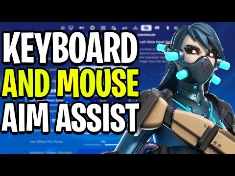 *NEW* How to GET Aim Assist on KEYBOARD and MOUSE in FORTNITE