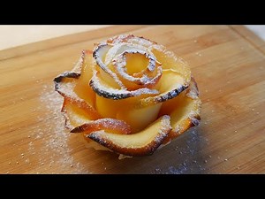 Baked Apple Rose recipe 🍏🌹 Beautiful dessert / Róża z jabłka - Cooking with Emet