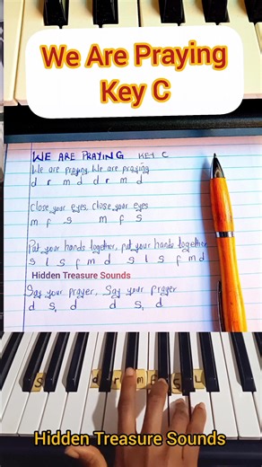 18K views · 533 reactions | We Are Praying: Children Gospel rhyme, Pianotutorial/Solfa Notes And Lyrics, Key C. #piano #solfanotes #keyboard #pianotutorial #hiddentreasuresounds | HiddenTreasure Sounds | Facebook