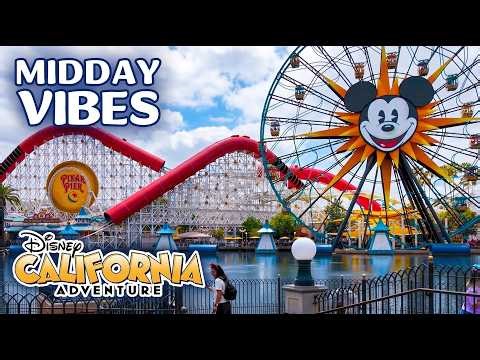 Afternoon at Disney California Adventure | Full Park Walkthrough 4K May 2026