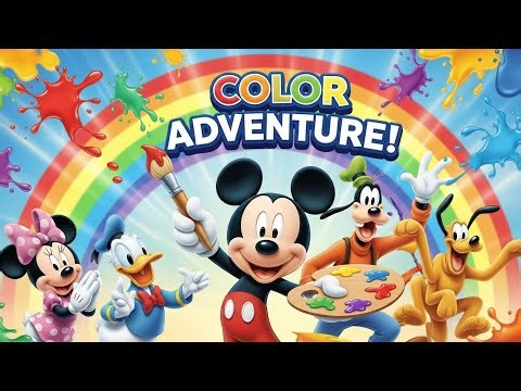 🎨🌈 Mickey’s Color Adventure | Mickey Mouse Clubhouse Full Episode 🐭✨ | Fun Learning Colors for Kids
