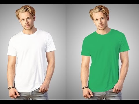 How To Change White T Shirt Color in Photoshop