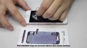 Screen Replacement for iPhone 7 White：4.7" LCD Display and 3D Touch Digitizer Full Assembly with Repair Tools, Screen Protector, Compatibility A1660, A1778, A1779