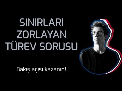 Sınırları Zorlayan Türev Sorusu (Eski MEB Kitabından!)