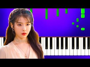 IU, BTS, Suga - eight (piano tutorial)