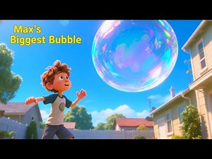 Max’s First Adventure | Giant Bubble Experiment | Funny and Educational Kids Story