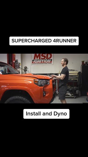 Supercharged Toyota 4Runner TRD Pro Dyno Tune