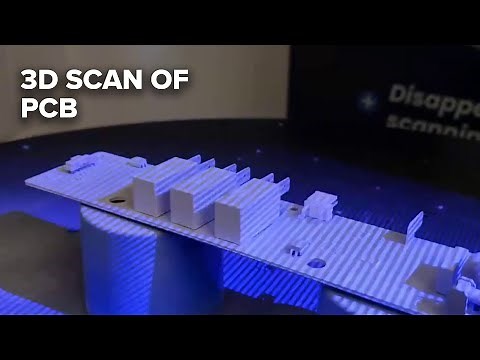 3D Scan of PCB Using AESUB 3D Scanningspray