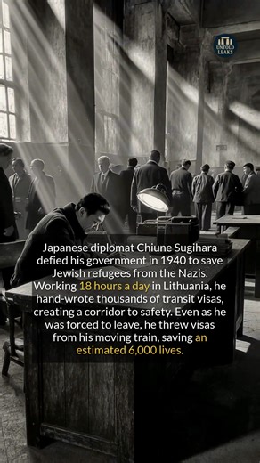 The diplomat who defied an empire to save thousands of lives. | Untold Leaks