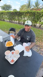 Caribbean Souse Boss on Instagram: "We open right now 3676 Collin dr west Palm beach Florida 33406 , First timer Caribbean chicken souse and hot chetto boudin ball , chicken over rice"