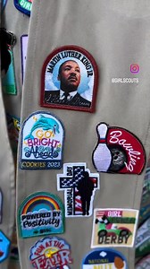 2.2K views · 33 reactions | Who has done this with their #girlscouts badges and patches instead of getting a new uniform? I find this very #creative. What are your thoughts on this? @girlscouts #allaboutscouts #girlscoutuniforms #creativity #gsusa #gs #badges #patches | All About Scouts | Facebook