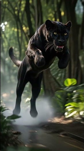 Black panther transformation #transformation #panther