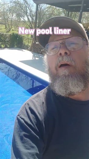 new pool liner install #handyman #backyardpool #diypool #swimmingpool #shorts