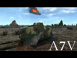 Germany's 30 Ton Monster - A7V Sturmpanzerwagen