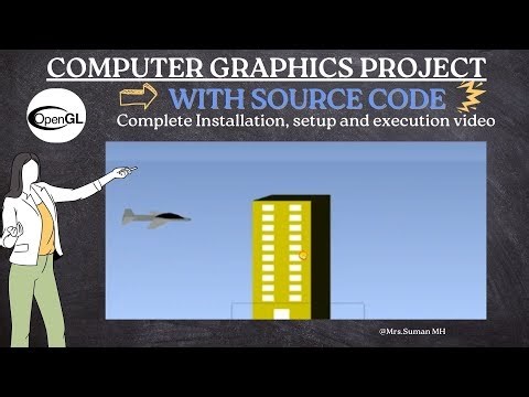 Airplane Game | OpenGL Project | Computer Graphics Project | With Source Code and Sample Report