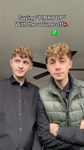 Do you think you could do this with the volume off?🧐🔇 #twins #challenge #pinkyup #katseye