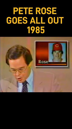 Flashback to 1985, when The Cincinnati Reds Pete Rose makes a fantastic effort to catch a foul ball vs. The Pittsburgh Pirates. Don't forget to follow Historical Sports Goon for more retro sports-related content #MLB #baseball #WorldSeries #reels | Historical Sports Goon
