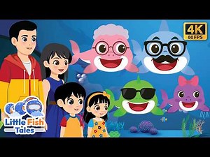 baby shark family song |‪@Supermelodykids‬ x Little Fish Tales | #babyshark