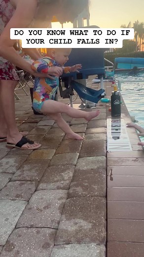 2.4M views · 10K reactions | THIS DAD HANDLED HIS BABY FALLING IN THE POOL PERFECTLY! | Superhero Swim Academy | Facebook