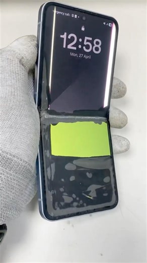 Samsung Galaxy’s Flip6 how to Change Broken Display.keep Supporting #flip6 #samsungflip6