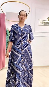 2.8K views · 407 reactions | ️VESTIDO COM BABADO E BOTÕES Tecido Liganete ️compre pelo link na bio Ou pelo WhatsApp 67999886851 ENVIAMOS PARA TODO BRASIL @finaestampaaoficial ✨ | Atelie da lu | Facebook